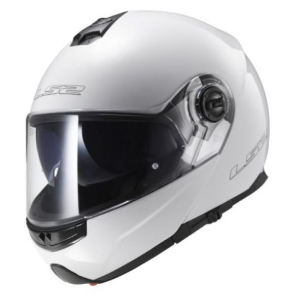 Casco Modulare Apribile LS2 Ride FF386 - Gloss White Bianco Lucido