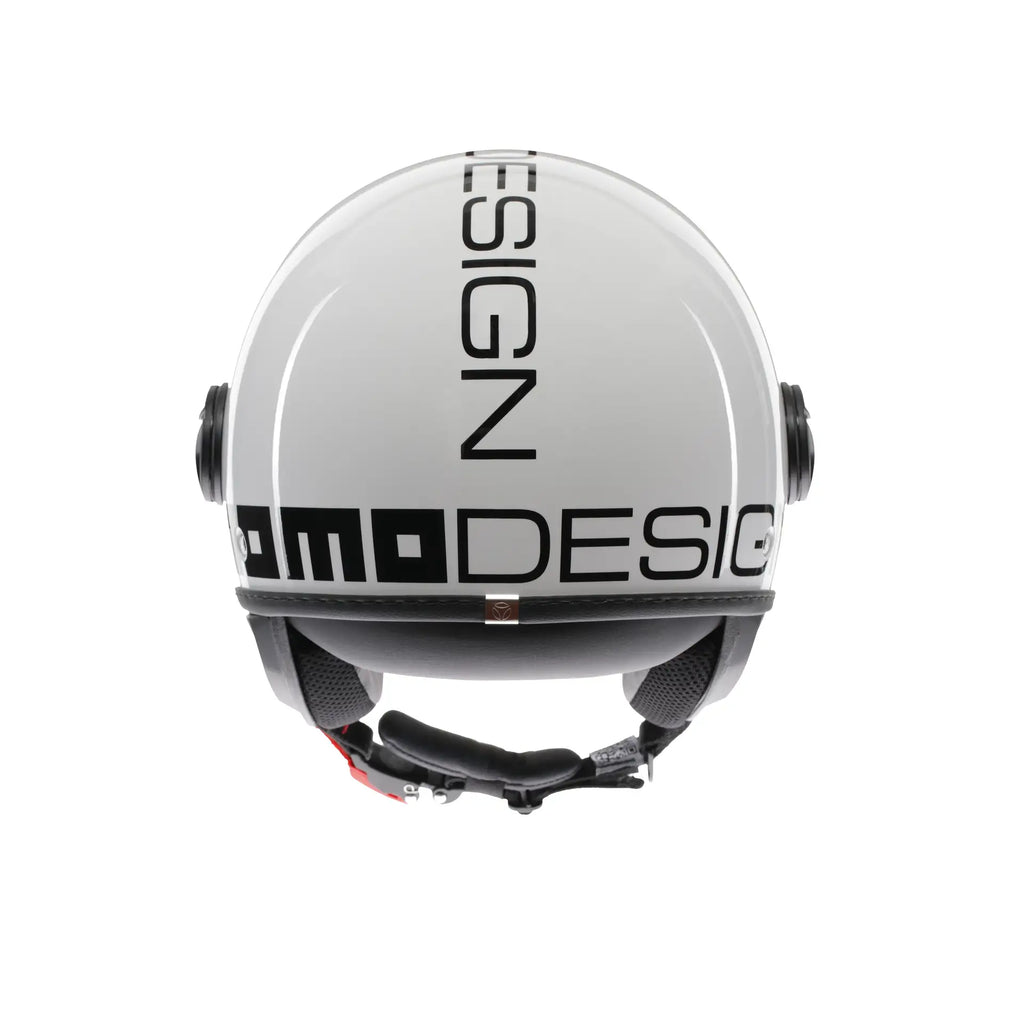 *MOMO DESIGN CLASSIC FIGHTER WHITE/BLACK DOPPIA VISIERA