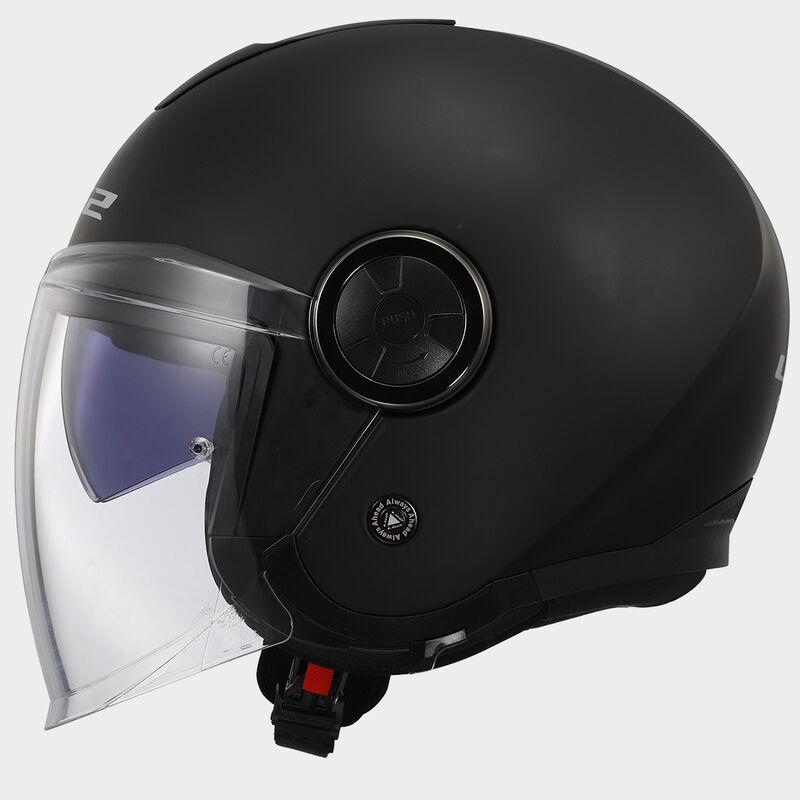 LS2 CLASSY OF 620 - SOLID MATT BLACK - CASCO JET *