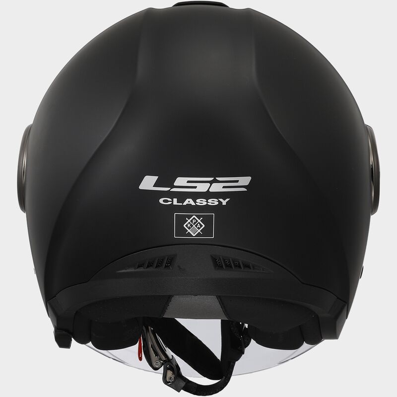 LS2 CLASSY OF 620 - SOLID MATT BLACK - CASCO JET *