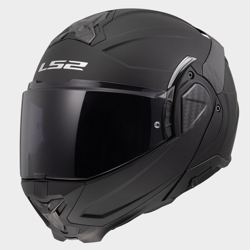 LS2 ADVANT 2 FF910 - SOLID MATT BLACK - CASCO MODULARE *