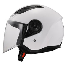 Carica l&#39;immagine nel visualizzatore di Gallery, LS2 AIRFLOW II WHITE (BIANCO LUCIDO) CASCO JET VISIERA OF616