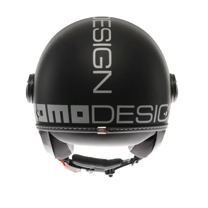 * MOMO DESIGN FIGHTER EVO MATT BLACK/SILVER DOPPIA VISIERA