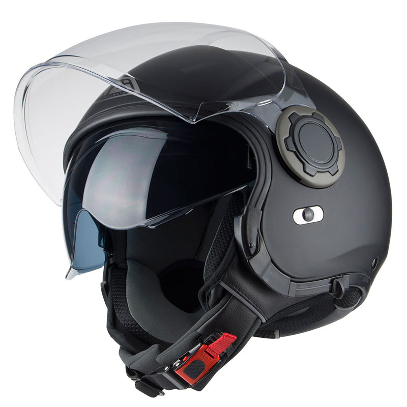 *NZI HELMETS RINGWAY DUO NERO MATT.