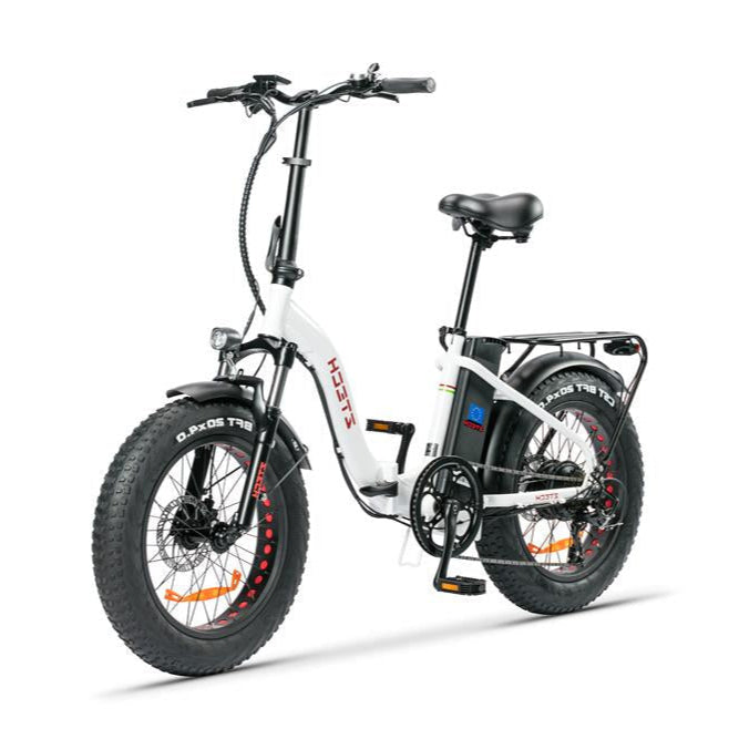 Fat Bike Z-Tech Telaio a Culla E-Bike 250w - BIANCA