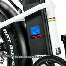 Carica l&#39;immagine nel visualizzatore di Gallery, Fat Bike Z-Tech Telaio a Culla E-Bike 250w - BIANCA