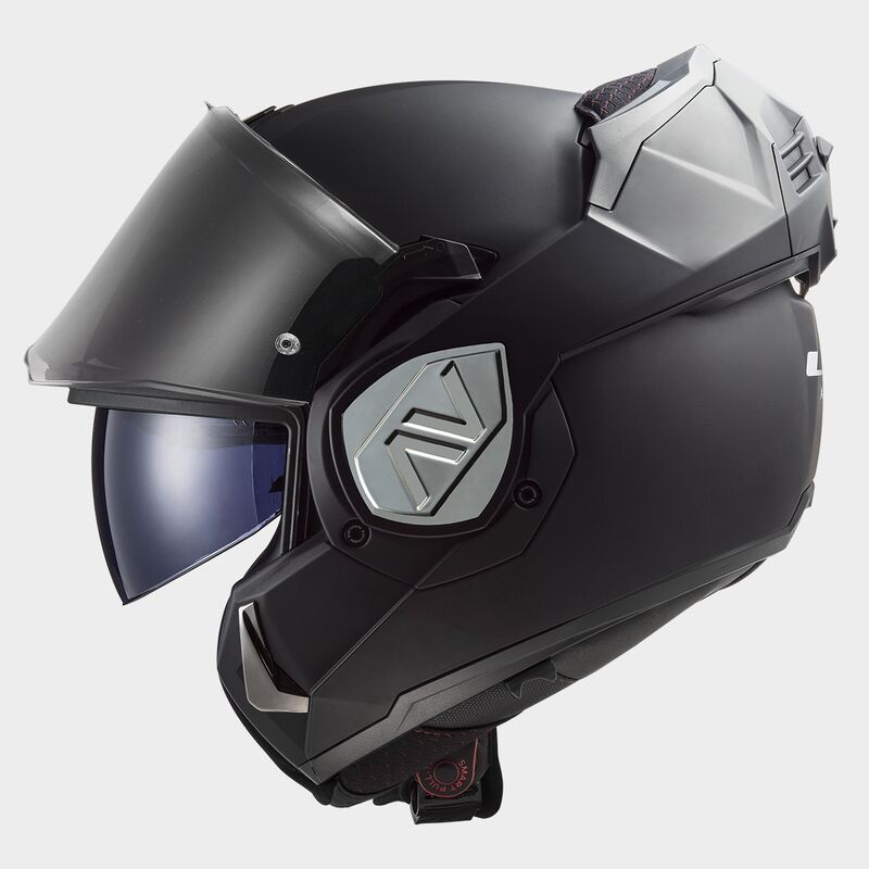 LS2 ADVANT SOLID MATT BLACK FF906 CASCO MODULARE