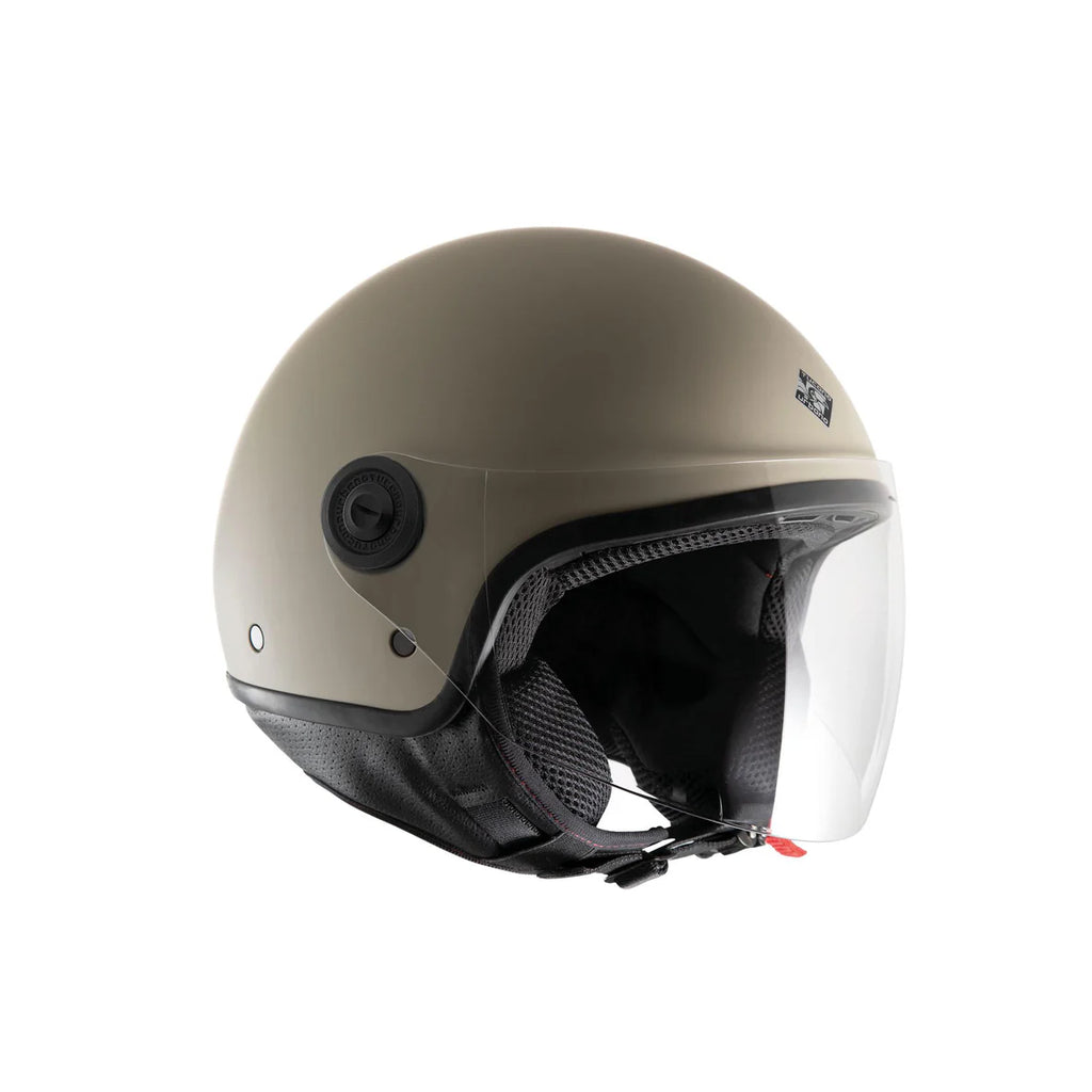 CASCO JET VISIERA TUCANO URBANO DEMI-JET EL'JETTIN - SABBIA OPACO *