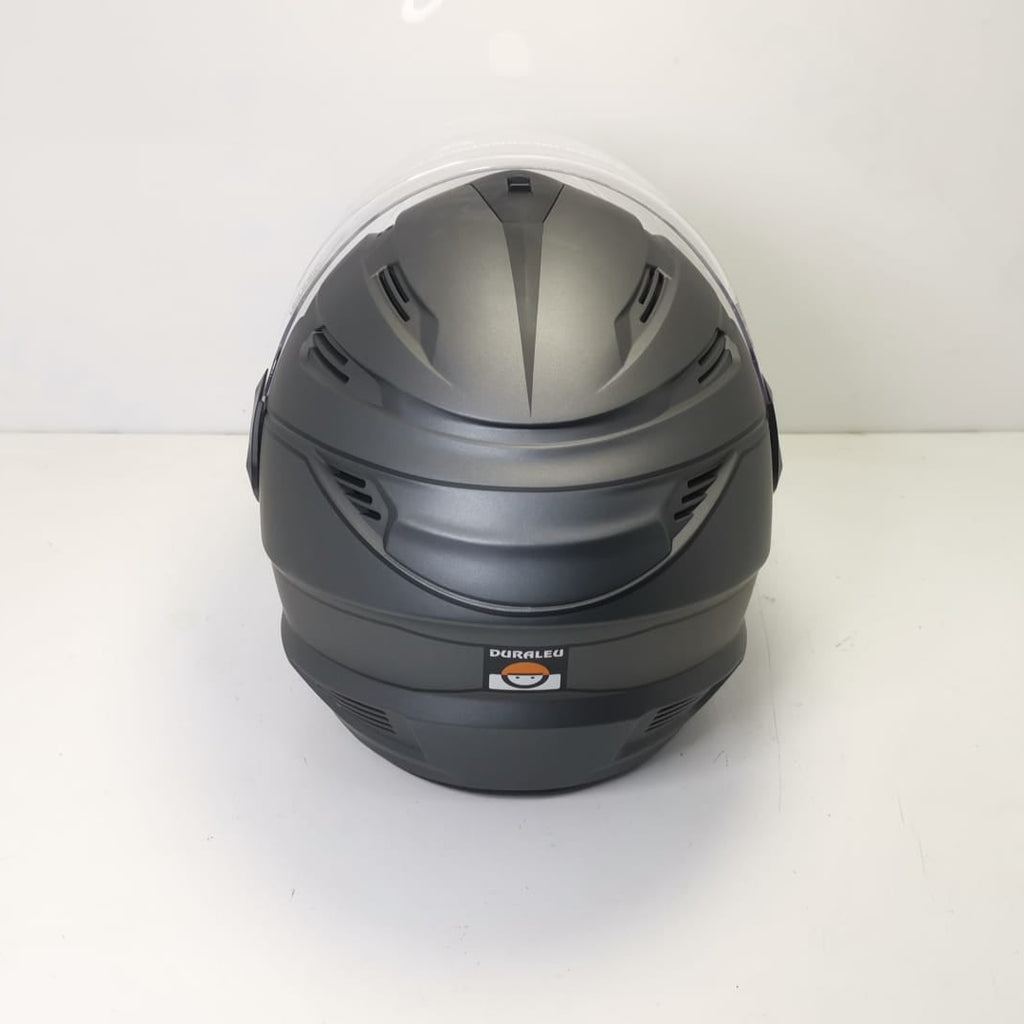 DURALEU TRENDY Casco jet visiera - NERO OPACO *