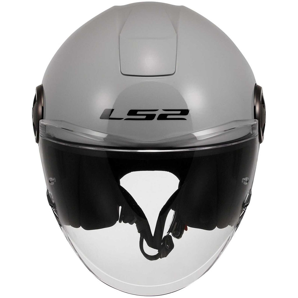 LS2 CLASSY OF 620 - SOLID PEARL GREY - CASCO JET *