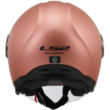 Carica l&#39;immagine nel visualizzatore di Gallery, LS2 CLASSY OF 620 - SOLID MATT GOLD PINK - CASCO JET *