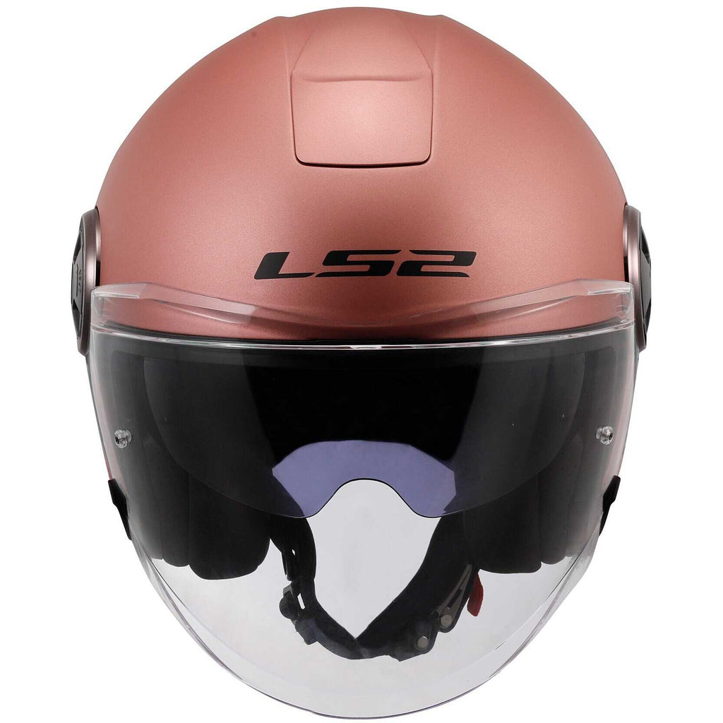 LS2 CLASSY OF 620 - SOLID MATT GOLD PINK - CASCO JET *