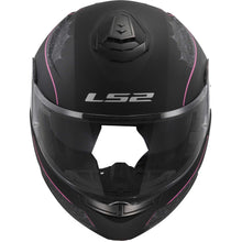 Carica l&#39;immagine nel visualizzatore di Gallery, LS2 Strobe 2 FF908 -  Matt Black Pink- Casco Modulare *