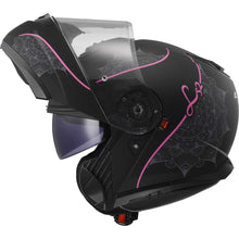 Carica l&#39;immagine nel visualizzatore di Gallery, LS2 Strobe 2 FF908 -  Matt Black Pink- Casco Modulare *