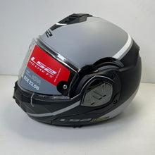 Carica l&#39;immagine nel visualizzatore di Gallery, LS2 ADVANT SWIPE FF906 MATT GREY/BLACK - CASCO MODULARE *