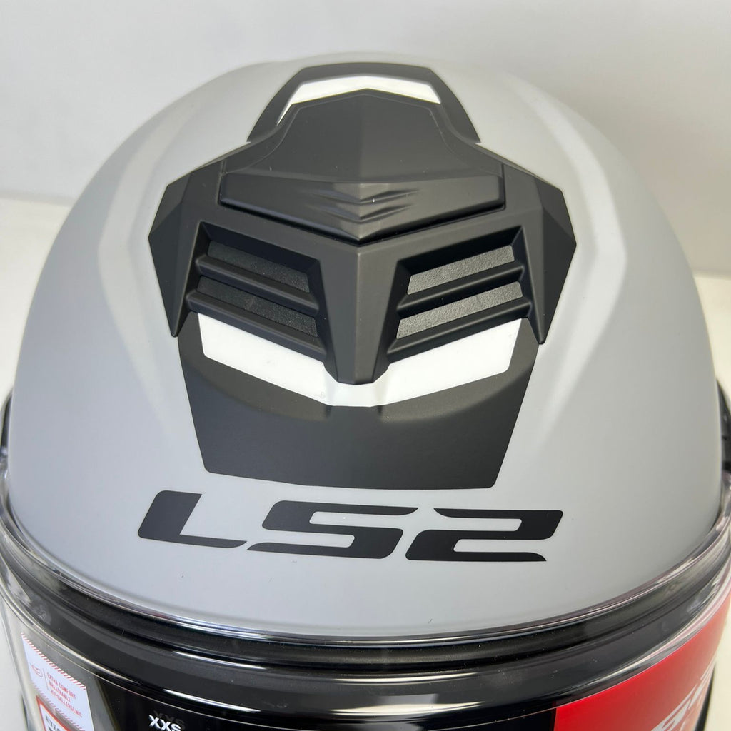 LS2 ADVANT SWIPE FF906 MATT GREY/BLACK - CASCO MODULARE *