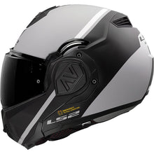 Carica l&#39;immagine nel visualizzatore di Gallery, LS2 ADVANT SWIPE FF906 MATT GREY/BLACK - CASCO MODULARE *