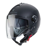 -Caberg Riviera V4 Matt Black - Casco Jet Doppia Visiera