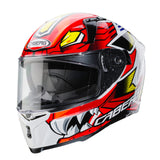 CASCO INTEGRALE CABERG AVALON GIGA J8 BIANCO/ROSSO/GIALLO C2QC00J8