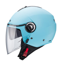 Carica l&#39;immagine nel visualizzatore di Gallery, -Caberg Riviera V4 Matt Light Blue  - Casco Jet Doppia Visiera